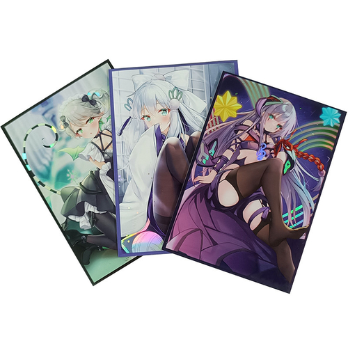 Latest company news about As mangas de cartão de animes de arte holográfica