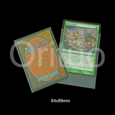 Capas de cartão interno Pokemon Mtg transparente Pp Top Carregamento Tamanho preciso