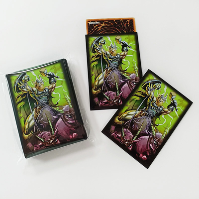Capas personalizadas para cartões de arte YUGIOH 62x89mm Mtg Capas protetoras de deck