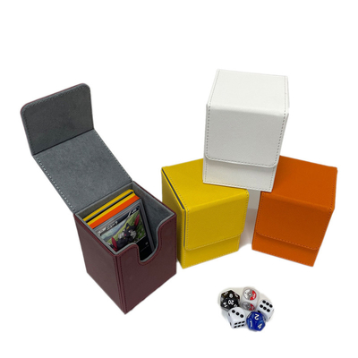 Caixa de deck de cartas colecionáveis ​​YGO 100+ caixa de deck personalizada Mtg com carregamento superior