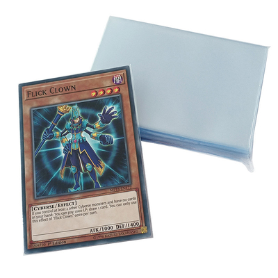 do delicado interno das luvas de 60x87mm Yugioh luvas transparentes impermeáveis duráveis dos cartões