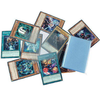 Luvas principais do jogo de mesa das luvas 62x94mm Europeam do cartão de jogo do espaço livre do polipropileno