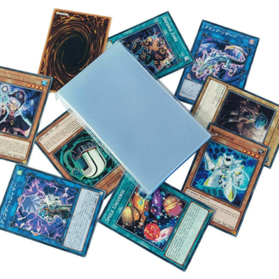 Proteção transparente livre do cartão de tarô das luvas 73x122mm do jogo de mesa do PVC