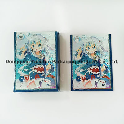 Gráfico de mangas de cartão personalizadas ¥ 100 Microns, costuras fortes, impressão OEM, proteção e exibição de seus cartões