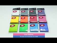Costume de alta qualidade Matte Color Trading Card Sleeves do tamanho padrão 66x91mm das luvas MTG do cartão de jogo