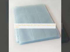 Páginas de Bolso Transparentes TCG 9PP 002 Cpp Páginas para Cartas Colecionáveis com 9 Bolsos